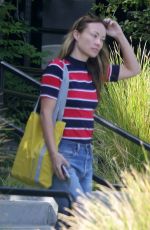 OLIVIA WILDE Leaves a Meeting in Los Angeles 11/02/2022