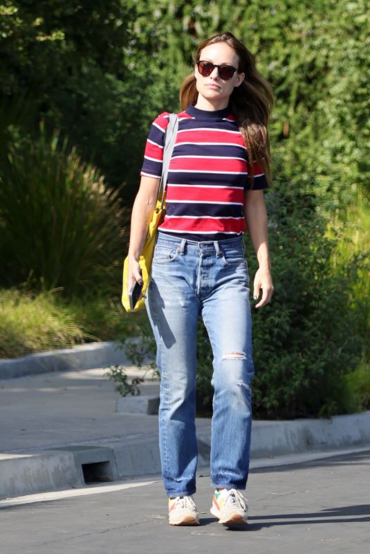 OLIVIA WILDE Leaves a Meeting in Los Angeles 11/02/2022