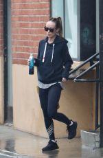 OLIVIA WILDE Leaves a Workout in Studio City 11/07/2022