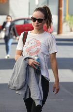 OLIVIA WILDE Leaves Intense Workout in Studio City 11/18/2022