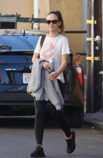 OLIVIA WILDE Leaves Intense Workout in Studio City 11/18/2022