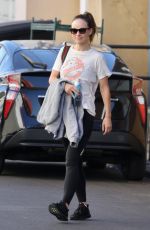OLIVIA WILDE Leaves Intense Workout in Studio City 11/18/2022