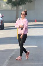 OLIVIA WILDE Leaves Tracy Anderson Gym in Studio City 11/03/2022
