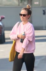 OLIVIA WILDE Leaves Tracy Anderson Gym in Studio City 11/03/2022