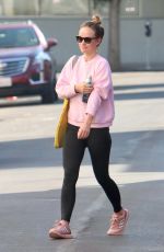 OLIVIA WILDE Leaves Tracy Anderson Gym in Studio City 11/03/2022
