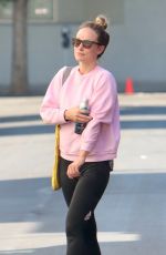 OLIVIA WILDE Leaves Tracy Anderson Gym in Studio City 11/03/2022