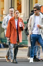 OLIVVIA PALERMO and Johannes Huebl Out for Coffee in New York 11/01/2022