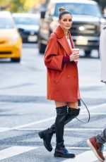 OLIVVIA PALERMO and Johannes Huebl Out for Coffee in New York 11/01/2022