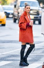 OLIVVIA PALERMO and Johannes Huebl Out for Coffee in New York 11/01/2022