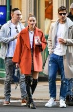 OLIVVIA PALERMO and Johannes Huebl Out for Coffee in New York 11/01/2022