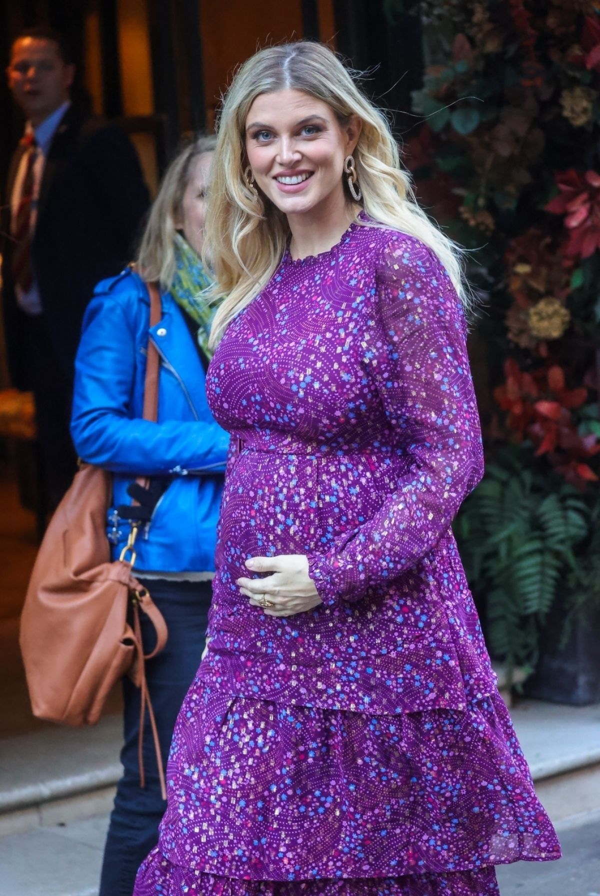 Pregnant ASHLEY JAMES Leaves Hollyoaks Special Screening in Covent ...