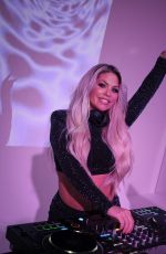 Pregnant BIANCA GASCOIGNE at at Private DJ Session in London 11/26/2022