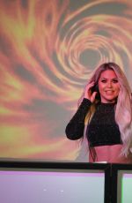 Pregnant BIANCA GASCOIGNE at at Private DJ Session in London 11/26/2022