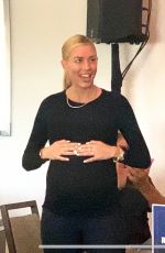 Pregnant HEATHER RAE YOUNG at Homeschooled Live Training Day in Newport Beach 11/05/2022