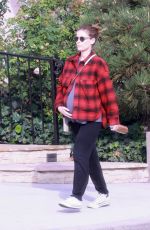 Pregnant KATE MARA Leaves Morning Yoga Class in Los Angeles 11/01/2022