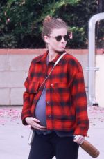 Pregnant KATE MARA Leaves Morning Yoga Class in Los Angeles 11/01/2022