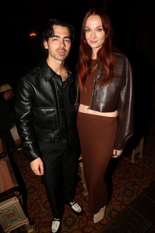 Pregnant SOPHIE TURNER and Joe Jonas Opening Night of the Play Topdog/underdog in New York 10/20/2022