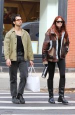 Pregnant SOPHIE TURNER and Joe Jonas Out Shopping in New York 10/31/2022