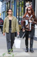 Pregnant SOPHIE TURNER and Joe Jonas Out Shopping in New York 10/31/2022