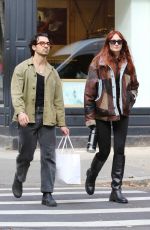 Pregnant SOPHIE TURNER and Joe Jonas Out Shopping in New York 10/31/2022