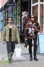 Pregnant SOPHIE TURNER and Joe Jonas Out Shopping in New York 10/31/2022