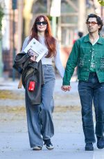 Pregnant SOPHIE TURNER and Joe Jonas Out with a Realtor in New York 11/02/2022