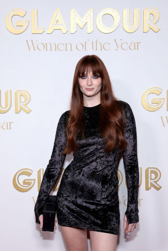 Pregnant SOPHIE TURNER at 2022 Glamour Women of the Year Awards in New York 11/01/2022