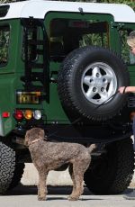 PROTIA ROSSI Out with Her Dog in Santa Barbara 11/19/2022