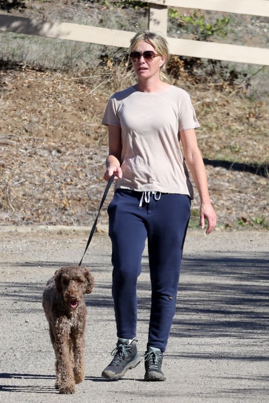 PROTIA ROSSI Out with Her Dog in Santa Barbara 11/19/2022