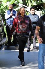 QUEEN LATIFAH Arrives at Clippers Game at Crypto.com Arena in Los Angeles 10/30/2022