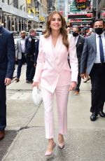 RANIA AL-ABDULAH Arrives at Good Morning America Studios in New York 09/22/2022