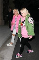 REBEL WILSON and RAMONA AGRUMA Leaves Leonardo DiCaprio’s 48th Birthday Party in Beverly Hills 11/12/2022