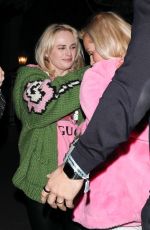 REBEL WILSON and RAMONA AGRUMA Leaves Leonardo DiCaprio’s 48th Birthday Party in Beverly Hills 11/12/2022