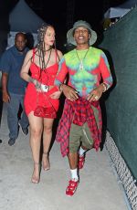 RIHANNA and A$AP Rocky at Imagine Reggae Festival in Barbados 11/25/2022