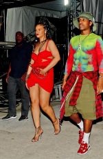 RIHANNA and A$AP Rocky at Imagine Reggae Festival in Barbados 11/25/2022