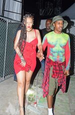 RIHANNA and A$AP Rocky at Imagine Reggae Festival in Barbados 11/25/2022