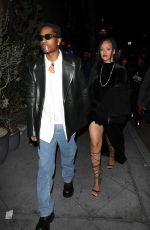 RIHANNA and ASAP Rocky Going to The Fleur Room in West Hollywood 11/12/2022