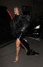 RIHANNA and ASAP Rocky Going to The Fleur Room in West Hollywood 11/12/2022