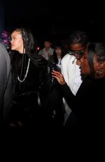 RIHANNA Arrives at Mercer + Prince Party at Fleur Room Lounge in Los Angeles 11/11/2022