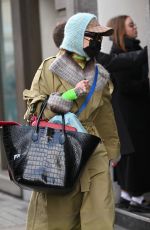 RITA ORA Arrives at Inanch Salon in London 11/24/2022