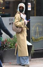 RITA ORA Arrives at Inanch Salon in London 11/24/2022