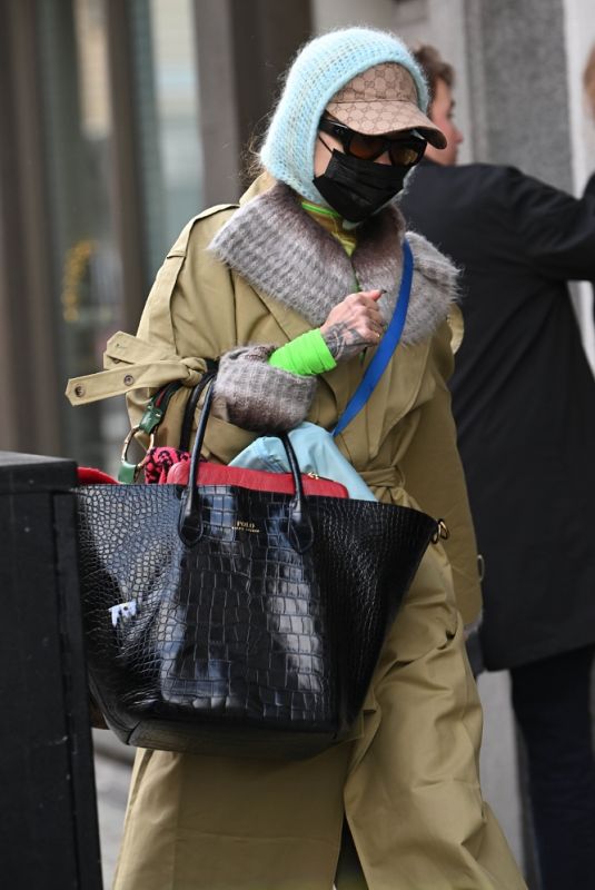 RITA ORA Arrives at Inanch Salon in London 11/24/2022