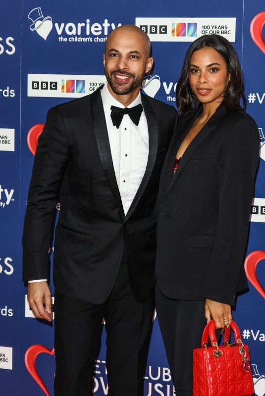 ROCHELLE HUMES at Variety Club Showbusiness Awards 2022 in London 11/21/2022