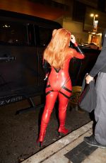 ROSALIA Arrives at a Halloween Party in Miami 10/30/2022