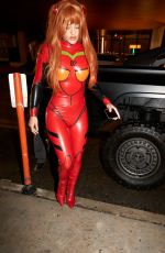 ROSALIA Arrives at a Halloween Party in Miami 10/30/2022