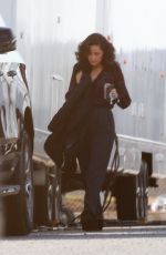 ROSE BYRNE on the Set of Physical in San Pedro 11/21/2022