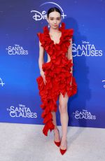 RUBY JAY at The Santa Clauses Premiere at Walt Disney Studios in Burbank 11/06/2022