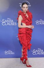 RUBY JAY at The Santa Clauses Premiere at Walt Disney Studios in Burbank 11/06/2022
