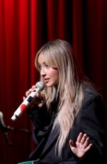SABRINA CARPENTER at Spotlight: Sabrina Carpenter at Grammy Museum in Los Angeles 11/02/2022