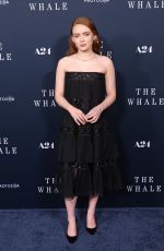 SADIE SINK at The Whale Screening in New York 11/29/2022